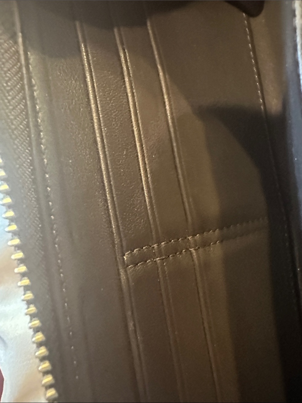 Vintage Coach Long Zip Around Wallet Brown - Picture 9 of 14